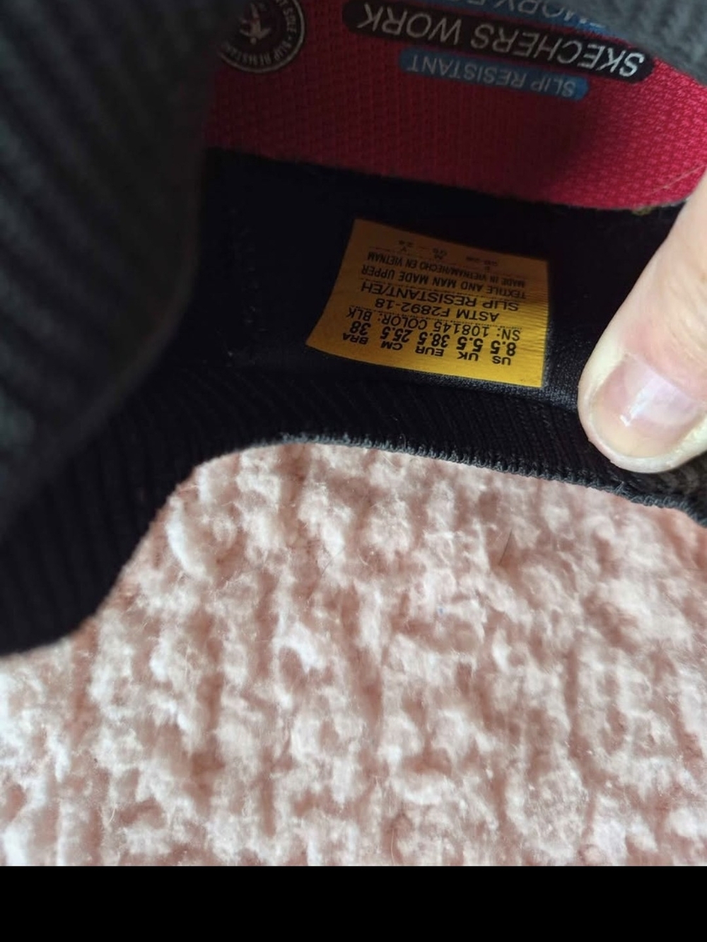 Skechers Women’s Black Knit Slip-On Athletic Sneakers - Picture 6 of 6